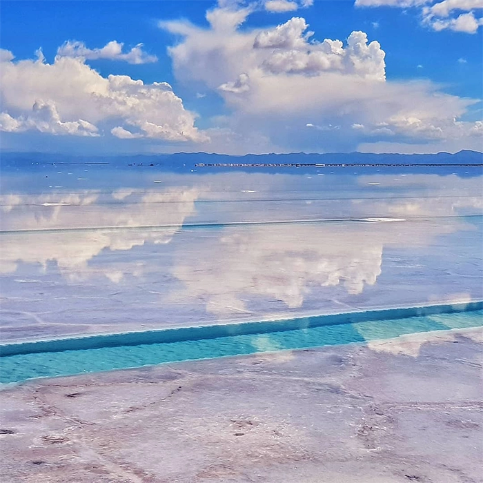 Salinas Grandes al atardecer